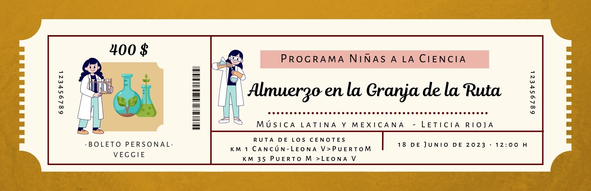 MenÃº Veggie Programa niÃ±as a la ciencia